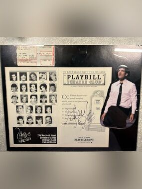 Playbill 'Nine' Musical Cover - signed by Antonio Banderas